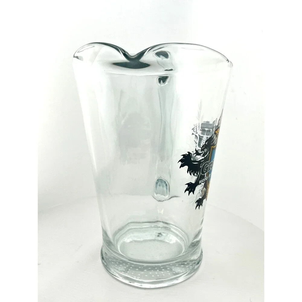 Vtg GraybaR Electric Glass Beer Pitcher Shield Coat of Arms 25th Anniversary